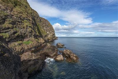 Felsenweg vom The Gobbins Cliff Path